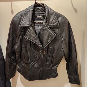 Women's leather jacket